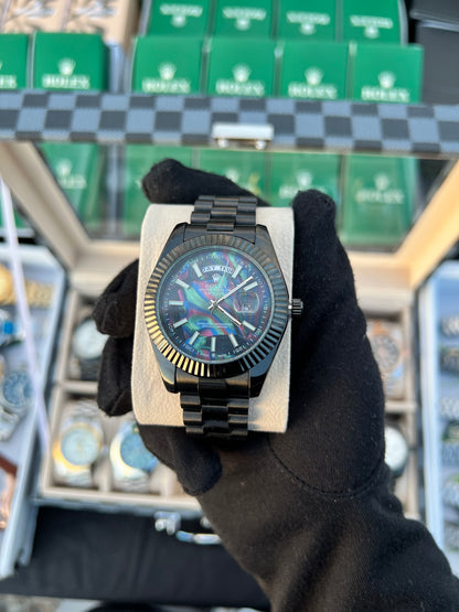 Rlx RSP Negro Tablero Azul Tornasol